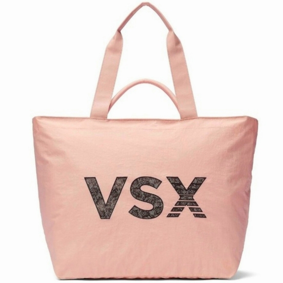 Victoria's Secret Handbags - NEW Victoria's Secret VSX Blush PINK Tote Bag & $20 off $50 + FREE Mist / Lotion